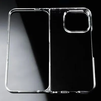 Produktbild von Stoßfeste Kunststoff Handyhülle für Google Pixel 11 Pro Fold Transparent Case