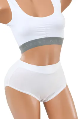 Produktbild von ALBERT KREUZ 3er-Pack Damen Taillenslip Baumwolle Elasthan weiß,  XS