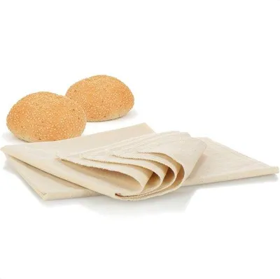 Image de Torchon de boulangerie 100 % coton - Lot de 3 pour la fabrication du pain - 75 x 45 cm - Torchon pour la préparation de la pâte et la cuisson