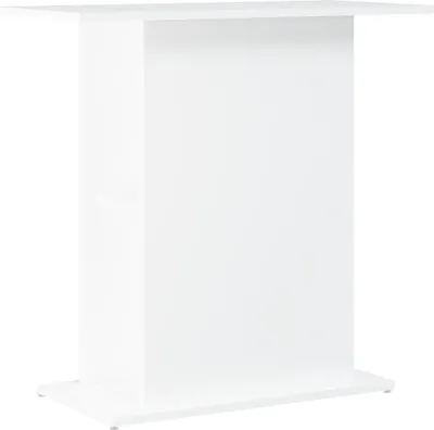 Zdjęcie produktu dla vidaXL Stojak pod akwarium biały 75x36x72,5 cm Materiał drewnopochodny