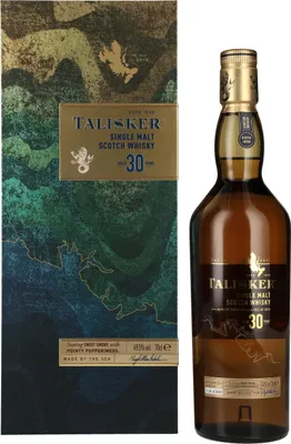 Produktbild von Talisker 30 Years Old Single Malt Scotch Whisky Limited Release 49,5% Vol. 0,7l in Geschenkbox