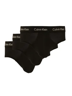 Obrázok produktu pre Calvin Klein Pánske 3 balenia nohavičiek Hipster, čierne S
