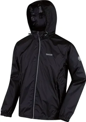 Obrázok produktu pre Pánska nepremokavá bunda do dažďa Regatta s podlepenými švami, veľkosť:S, farba:Black