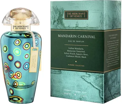 Produktbild von The Merchant Of Venice Mandarin Carnival Eau De Parfum für Damen 50 ml, blumig-fruchtig, mit italienischer Mandarine, Tamarinde, Bittermandel