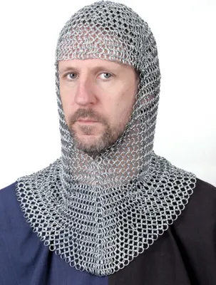 Produktbild von Kettenhaube, V-Auschnitt, ID9mm, verzinkt