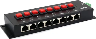 Immagine prodotto di Alfa 8-Anschlüsse passiver PoE Injektor