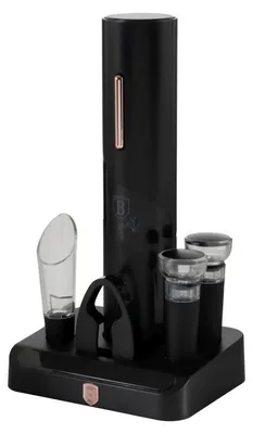 Obrázok produktu pre Darčeková sada na otváranie vína 6 v 1, Black Rose collection