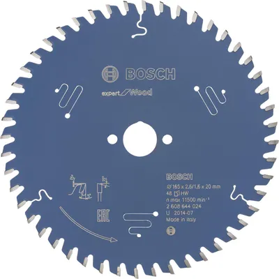 Obrázek produktu pro Bosch 2608644024 Bosch Kreissägeblatt EX WO H 165x20-48