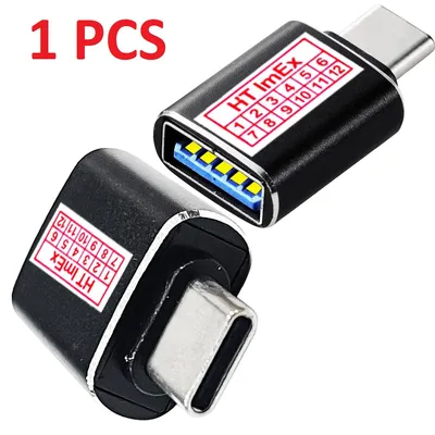 Produktbild von USB C Stecker auf USB A Buchse 3.1 OTG Adapter Konverter für Samsung Galaxy A16 5G, S24 Ultra, Tab A11+