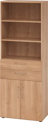 Produktbild von bümö smart Kombischrank - mit Schubladen - Nachbildung: Nussbaum