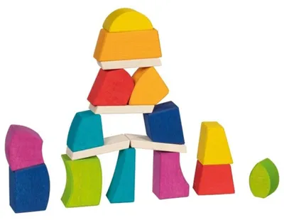 Produktbild von Goki -Holzbausteine ​​Creo, 14dlg.