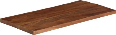 Immagine prodotto di Piano Tavolo 120x70x2,5 cm Rettangolare in Massello di Recupero