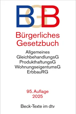The image shows the cover of a book titled 'Bürgerliches Gesetzbuch'.