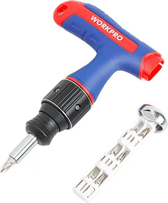 Obrázek produktu pro WORKPRO WP221072 - Profesionální sada magnetických šroubováků 7 v 1 s T-rukojetí CR-V
