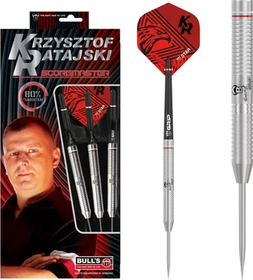 Produktbild von BULL'S Krzysztof Ratajski Scoremaster Steel Dart - 22g -- 1 Satz