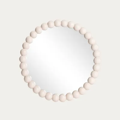 Produktbild von HOMLA SIVA beige Spiegel mit Kugeln 50x50 cm