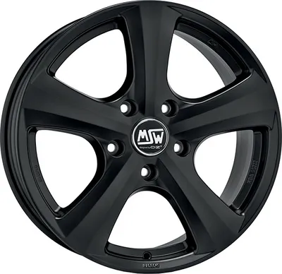 Produktbild von Alufelge Msw Msw 19 Van 6.5X16 5X120 Et 51 Matt Black