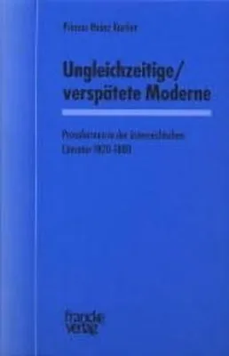 Produktbild von Ungleichzeitige / verspätete Moderne