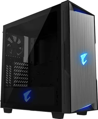 Obrázok produktu pre GIGABYTE GB-AC300G, Midi Tower, PC, Čierna, ATX, Mini-ATX, Mini-ITX, Sklo, Plast, Oceľ, Hranie