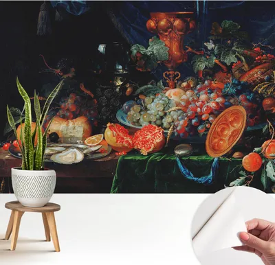 Produktbild von Fototapete selbstklebend - 208x146 cm - Tapete - Wandtapete - Wandbilder - Klebefolie - Dekofolie - Tapete Folie - Wand - Dekoration - Wohnzimmer - Fruchtreichtum