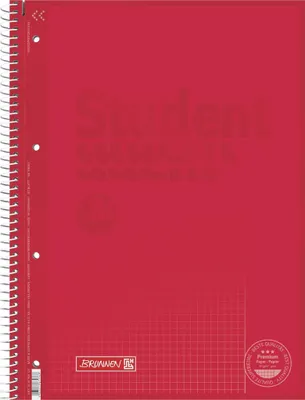 Produktbild von BRUNNEN Collegeblock A4 red Lineatur 26 1067926123