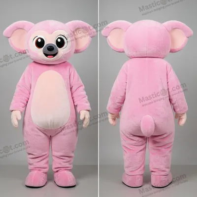 Produktbild von Pastellrosa MASTICOT Cartoon-Ayeaye-Maskottchen