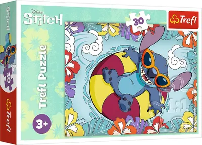Produktbild von Trefl Lilo&Stitch Stichpuzzle 30 Teile, 27x20 cm