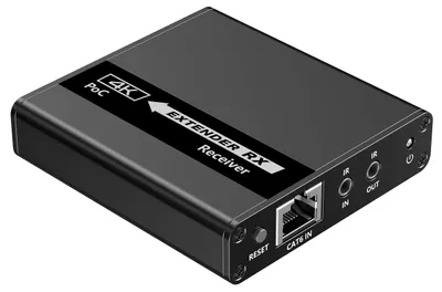 Immagine prodotto di Splitter + estensore HDMI PremiumCord da 1 a 4 vie tramite CAT6, Ultra HD 4K a 30 Hz, custodia in metallo, 4 ricevitori
