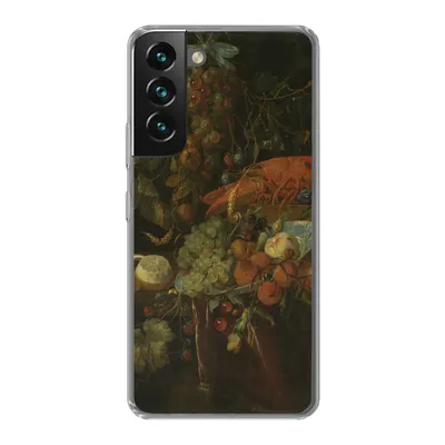 Produktbild von MuchoWow® Handyhülle Schutzhülle Hülle für Samsung Galaxy S22 Stilleben mit Obst und einem Hummer - Gemälde von Jan Davidsz. de Heem Silikon Softcase Handy Hülle - Mobiltelefonhülle