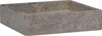 Obrázek produktu pro vidaXL Umyvadlo šedé 40x40x10 cm Mramor