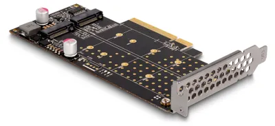 Zdjęcie produktu dla DELOCK PCI Express x8 Karte zu 1xintern NVMe M.2 Key M Bifur