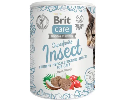 Produktbild von Brit Care Cat Snack Superfruits - Insect 100g
