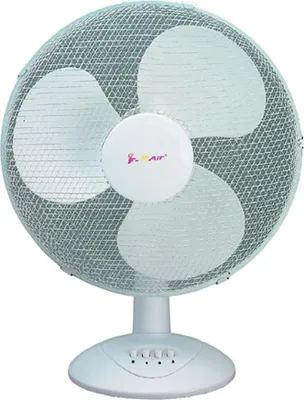 Obrázek produktu pro Stolní ventilátor, 45 W, ø40 cm, 3 rychlosti, bílý