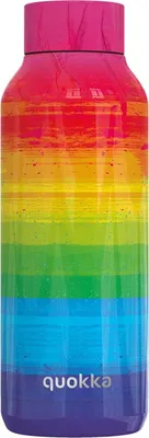Produktbild von Quokka Solid - Thermosflasche aus Edelstahl 510 ml (Regenbogen)
