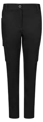 Immagine prodotto di VELILLA 103002SW: Pantaloni da donna elasticizzati con molte tasche, colore nero, taglia 34