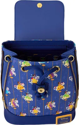 Zdjęcie produktu dla Loungefly - Plecak Disney Księżniczki Carousel 26cm Premium