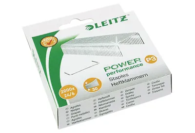 Produktbild von Leitz 5570-10-00 Heftklammern 'Power Performance' P3 No. 24/6 (2000er Pack)