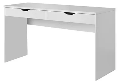 Image de Bureau Mati pour ordinateur 138 x 50 x 76 cm, blanc (18160)