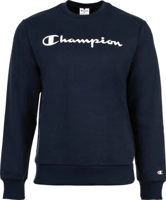Produktbild von Champion Herren Sweatshirt - Crewneck Sweatshirt, Soft Compact Basic, Fleece Dunkelblau M