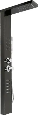 Obrázek produktu pro Sprchový panel, multifunkční systém, snadná instalace, černý