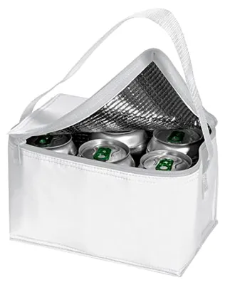 Produktbild von Kühltasche für 6 Dosen à 0,33l / Farbe: weiß