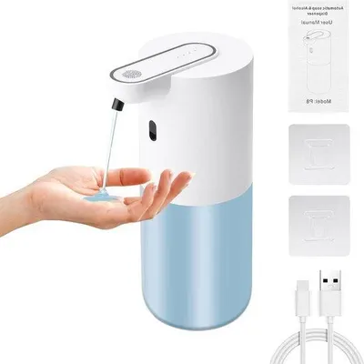 Image de Distributeur automatique de savon 400 ml pour la salle de bains, la cuisine et le bureau