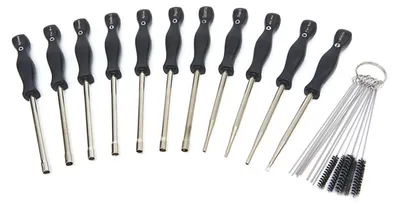Immagine prodotto di Kit cacciaviti per la regolazione del carburatore, set di strumenti per regolare I comuni carburatori, 11 pezzi Hbm