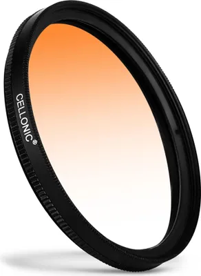 Immagine prodotto di CELLONIC Ø 37mm Filtro Graduato Arancione compatibile con Panasonic Lumix - Filtro paesaggio