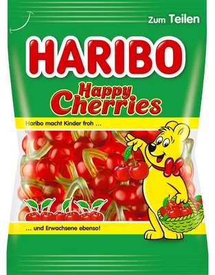 Obrázek produktu pro Haribo Happy Cherries ovocné žvýkačky s příchutí třešní 175g