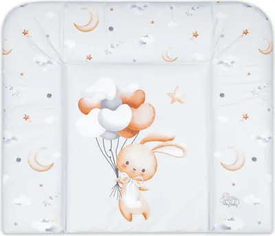 Prebaľovacia podložka Prebaľovacia podložka Baby 75 x 72 cm - Prebaľovacia podložka Prebaľovacia podložka nepremokavá Prebaľovacia podložka Soft Rabbit