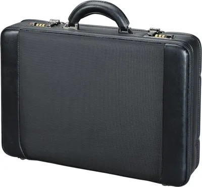 Produktbild von Alassio Attaché Koffer "MODICA" Kunstleder/Nylon schwarz
