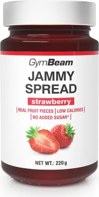 Produktbild von GymBeam - Jammy Spread 220 g Erdbeere