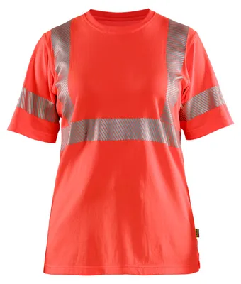 Produktbild von Blakläder Damen High Vis T-Shirt 3502, Farbe:High Vis Rot, Größe:M