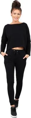 Produktbild von Set mit Oversize Bluse, schwarz